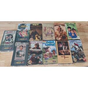 Lot of 11 Family Films VHS Brand New Sealed-Videos-Various Films See Photos